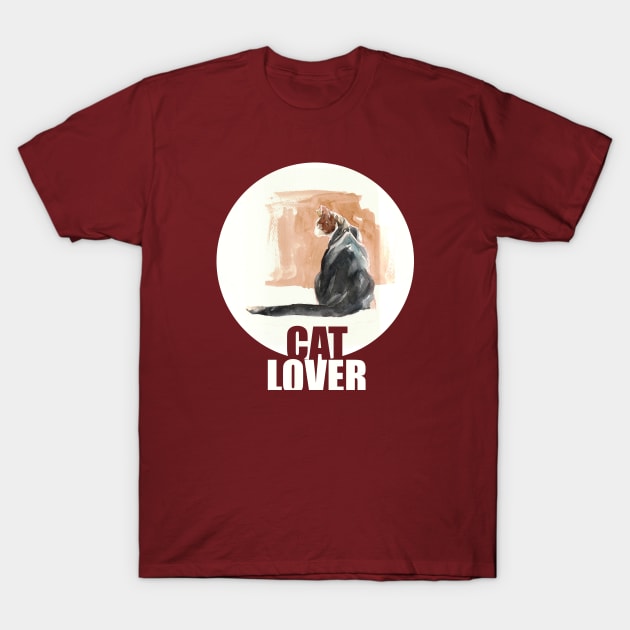 Cat Lover T-Shirt by Khasis